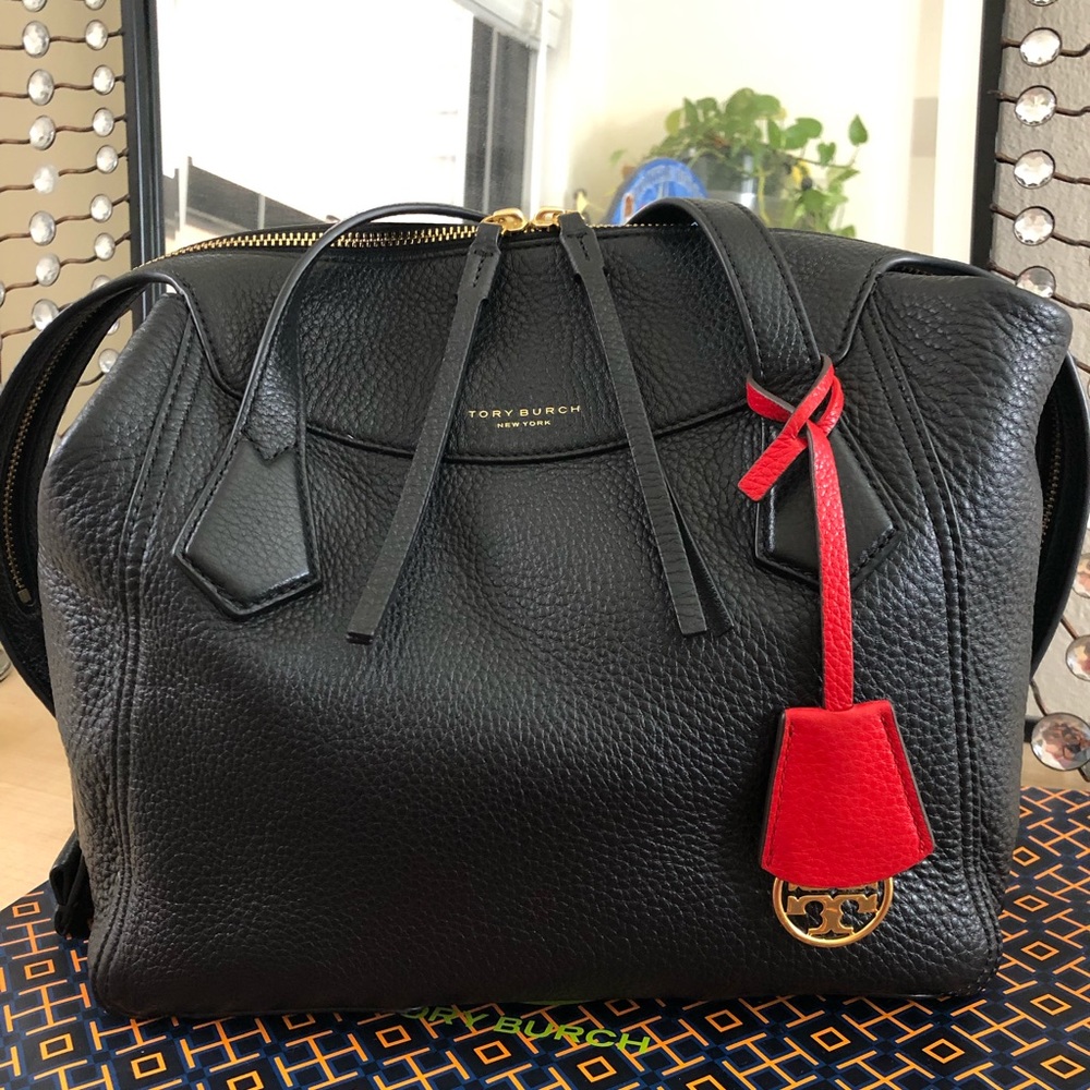 Tory burch large perry satchel